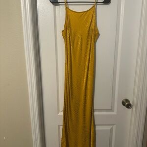 a new day Mustard Maxi Dress